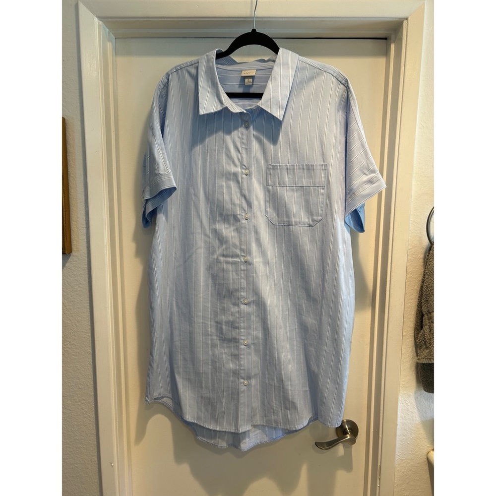 Short Sleeve Shirt Dress
